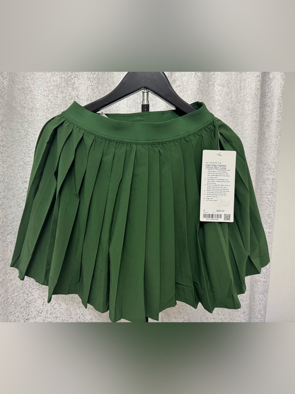 NWT Lululemon High-Rise Pleated Tennis Skirt Long Ivy Grove Sz 4 LW8AU4T